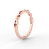 Load image into Gallery viewer, infinity-diamond-wedding-promise-band-with-ruby-in-rose-gold-FD1122B1GRUDR-NL-RG