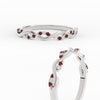 Load image into Gallery viewer, infinity-diamond-wedding-promise-band-with-ruby-in-white-gold-FD-1122B1GRUDRANGLE3-NL-WG