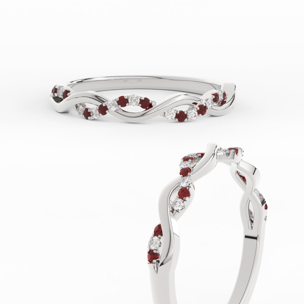 infinity-diamond-wedding-promise-band-with-ruby-in-white-gold-FD-1122B1GRUDRANGLE3-NL-WG