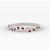 Load image into Gallery viewer, infinity-diamond-wedding-promise-band-with-ruby-in-white-gold-FD1122B1GRUDR-NL-WG