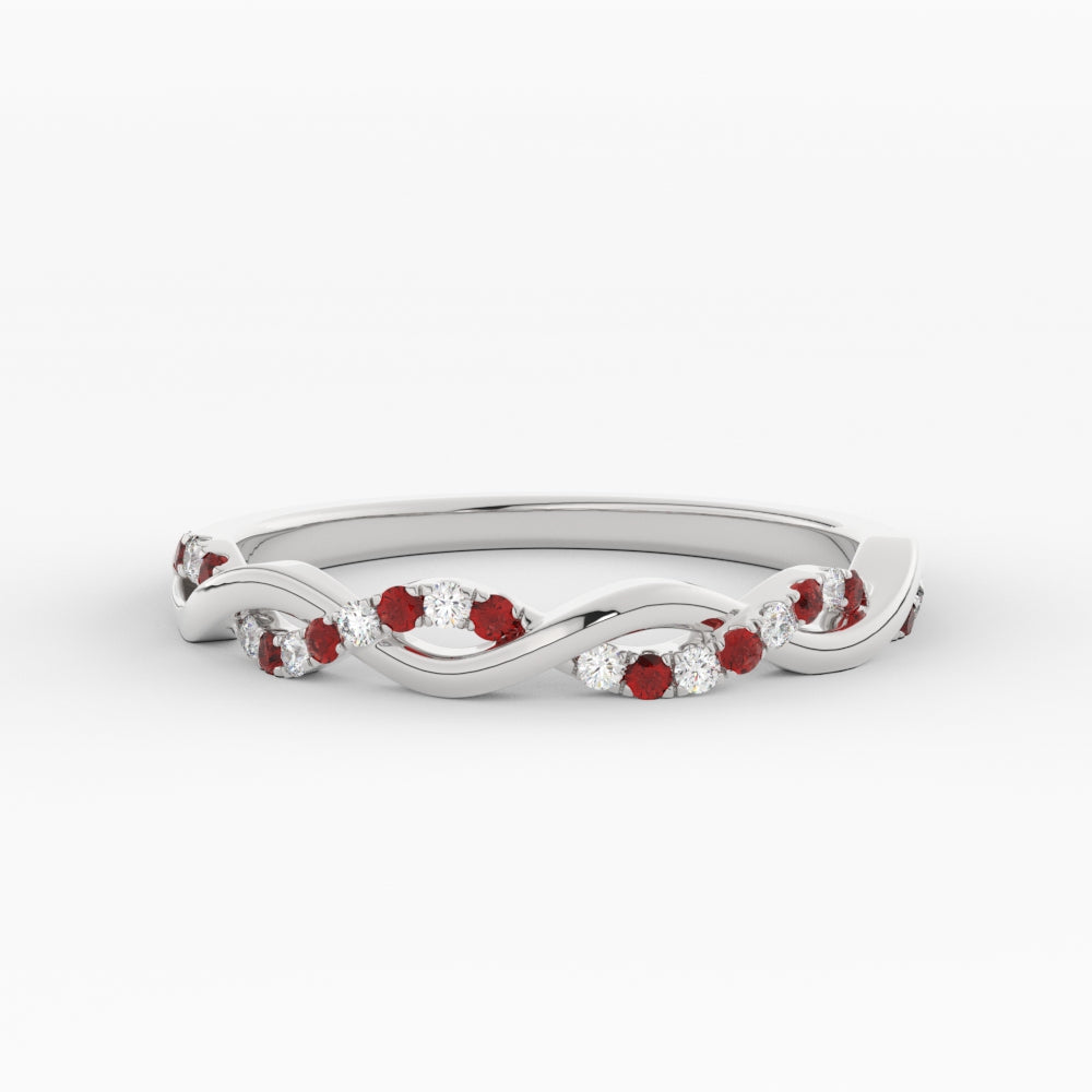 infinity-diamond-wedding-promise-band-with-ruby-in-white-gold-FD1122B1GRUDR-NL-WG