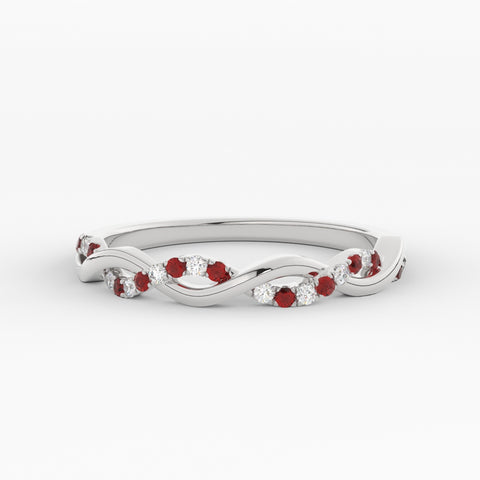 infinity-diamond-wedding-promise-band-with-ruby-in-white-gold-FD1122B1GRUDR-NL-WG