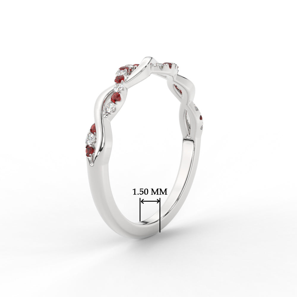 infinity-diamond-wedding-promise-band-with-ruby-in-white-gold-FD1122B1GRUDR-NL-WG
