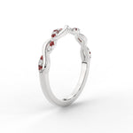 Load image into Gallery viewer, infinity-diamond-wedding-promise-band-with-ruby-in-white-gold-FD1122B1GRUDR-NL-WG
