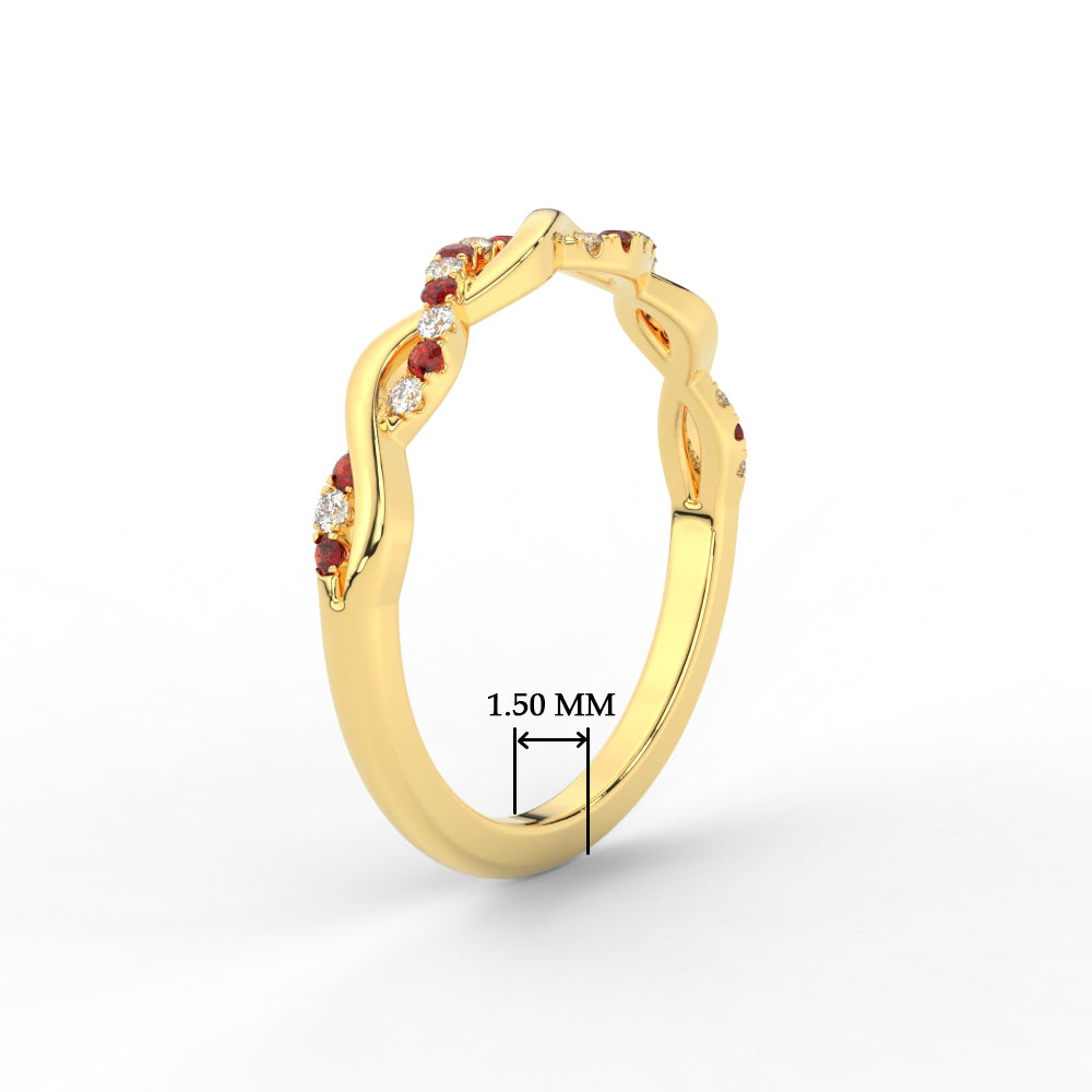 infinity-diamond-wedding-promise-band-with-ruby-in-yellow-gold-FD1122B1GRUDR-NL-YG