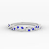 Load image into Gallery viewer, infinity-diamond-wedding-promise-band-with-sapphire-in-white-gold-FD1122B1GSABL-NL-WG