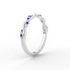 Load image into Gallery viewer, infinity-diamond-wedding-promise-band-with-sapphire-in-white-gold-FD1122B1GSABL-NL-WG