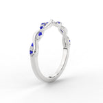Load image into Gallery viewer, infinity-diamond-wedding-promise-band-with-sapphire-in-white-gold-FD1122B1GSABL-NL-WG
