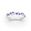 Load image into Gallery viewer, infinity-diamond-wedding-promise-band-with-sapphire-in-white-gold-FD1122B1GSABL-NL-WG
