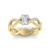 Load image into Gallery viewer, infinity-emerald-cut-twist-diamond-engagement-ring-in-yellow-gold-FD11157EMRANGLE3-NL-YG