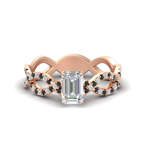 infinity-emerald-cut-twist-diamond-engagement-ring-with-black-diamond-in-rose-gold-FD11157EMRGBLACKANGLE3-NL-RG