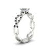 Load image into Gallery viewer, infinity-emerald-cut-twist-diamond-engagement-ring-with-black-diamond-in-white-gold-FD11157EMRGBLACKANGLE3-NL-WG