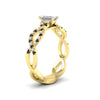 Load image into Gallery viewer, infinity-emerald-cut-twist-diamond-engagement-ring-with-black-diamond-in-yellow-gold-FD11157EMRGBLACKANGLE3-NL-YG