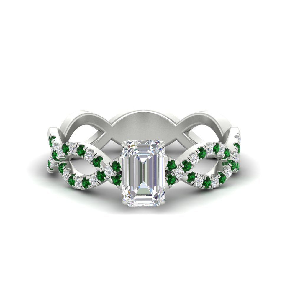 infinity-emerald-cut-twist-diamond-engagement-ring-with-emerald-in-white-gold-FD11157EMRGEMGRANGLE3-NL-WG
