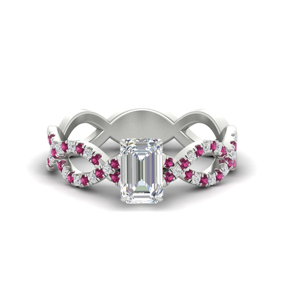 infinity-emerald-cut-twist-diamond-engagement-ring-with-pink-sapphire-in-white-gold-FD11157EMRGSADRPIANGLE3-NL-WG