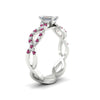 Load image into Gallery viewer, infinity-emerald-cut-twist-diamond-engagement-ring-with-pink-sapphire-in-white-gold-FD11157EMRGSADRPIANGLE3-NL-WG