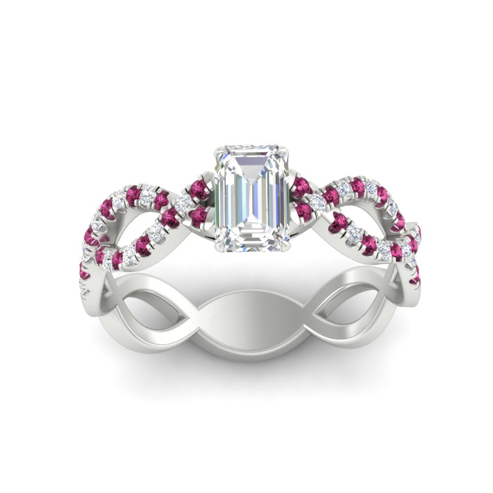 infinity-emerald-cut-twist-diamond-engagement-ring-with-pink-sapphire-in-white-gold-FD11157EMRGSADRPIANGLE3-NL-WG