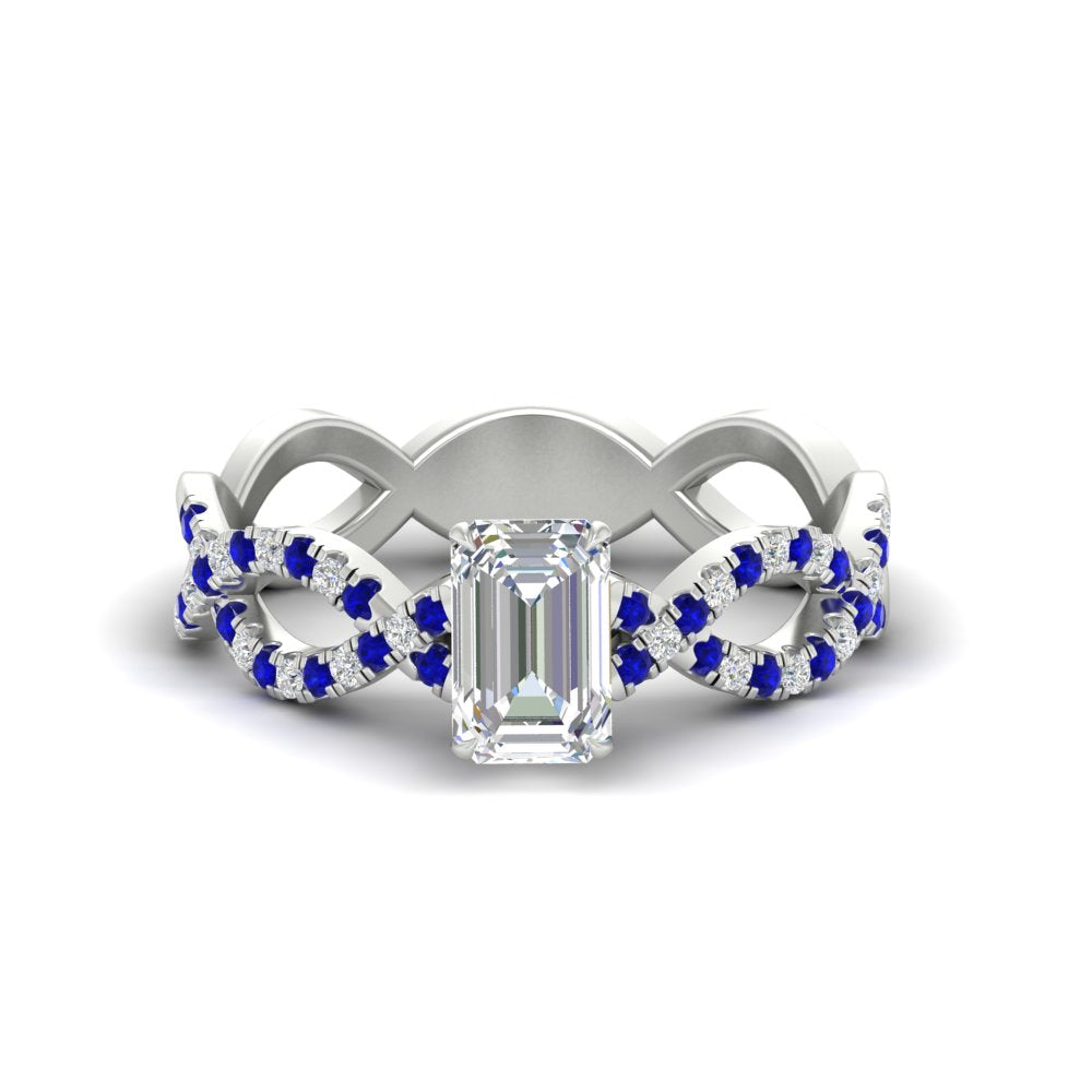 infinity-emerald-cut-twist-diamond-engagement-ring-with-sapphire-in-white-gold-FD11157EMRGSABLANGLE3-NL-WG