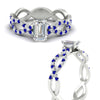 Load image into Gallery viewer, infinity-emerald-cut-twist-diamond-engagement-ring-with-sapphire-in-white-gold-FD11157EMRGSABLANGLE3-NL-WG