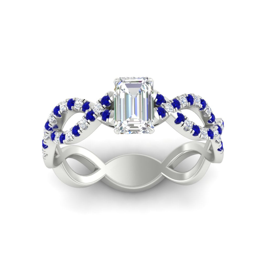 infinity-emerald-cut-twist-diamond-engagement-ring-with-sapphire-in-white-gold-FD11157EMRGSABLANGLE3-NL-WG