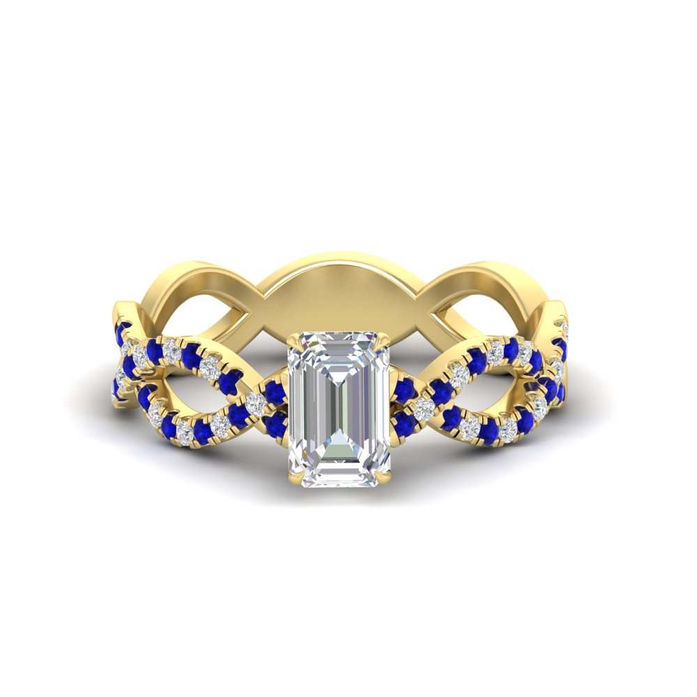 infinity-emerald-cut-twist-diamond-engagement-ring-with-sapphire-in-yellow-gold-FD11157EMRGSABLANGLE3-NL-YG