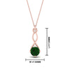 Load image into Gallery viewer, Infinity Solitaire Pendant