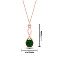 Thumbnail 54 - Infinity Solitaire Pendant