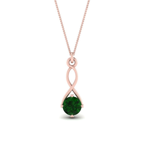 Infinity Solitaire Pendant