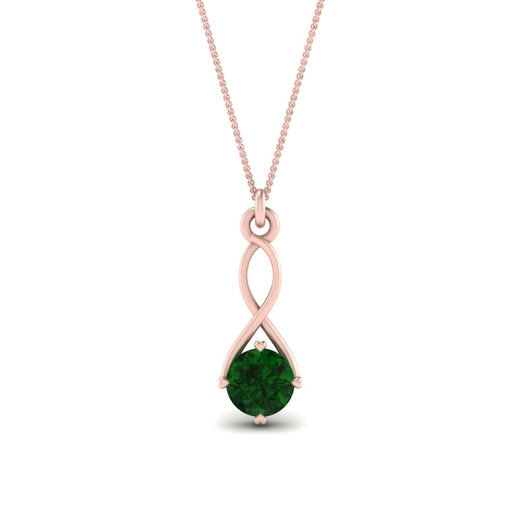 Infinity Solitaire Pendant