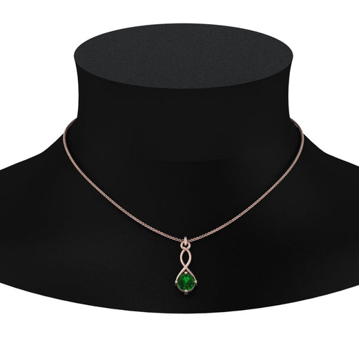 Infinity Solitaire Pendant
