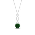 Thumbnail 57 - Infinity Solitaire Pendant