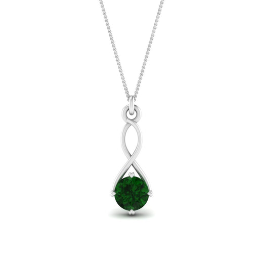 Infinity Solitaire Pendant