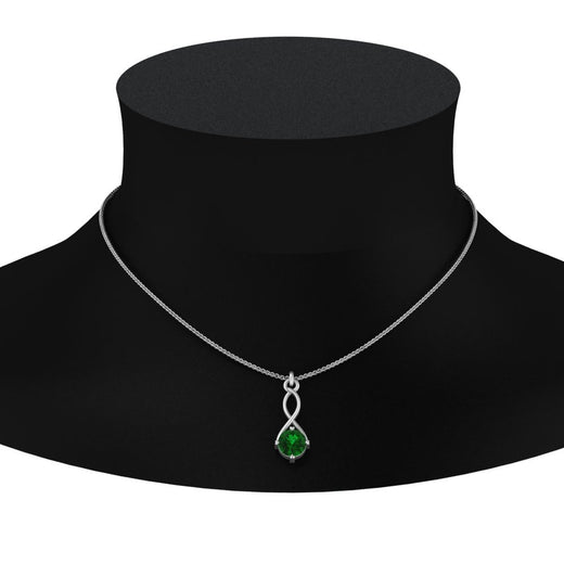 Infinity Solitaire Pendant