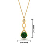 Load image into Gallery viewer, Infinity Solitaire Pendant