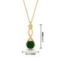 Thumbnail 62 - Infinity Solitaire Pendant