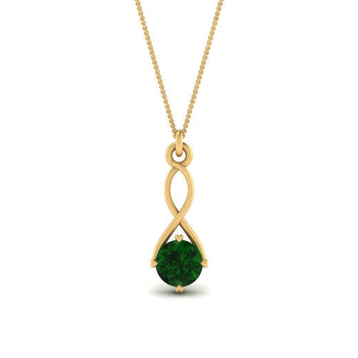 Infinity Solitaire Pendant