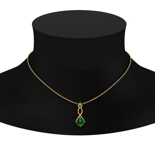 Infinity Solitaire Pendant