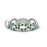 Load image into Gallery viewer, Infinity Diamond Twist Wedding Band
