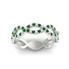 Load image into Gallery viewer, Infinity Diamond Twist Wedding Band