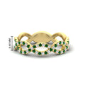 Thumbnail 68 - Infinity Diamond Twist Wedding Band