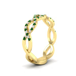 Load image into Gallery viewer, Infinity Diamond Twist Wedding Band
