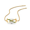 Load image into Gallery viewer, infinity-emerald-two-tone-pendant-necklace-in-FDPD11206GEMGR-NL-YG.jpg