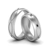 Load image into Gallery viewer, infinity-engraved-his-and-her-black-diamond-matching-bands-in-white-gold-FD9352BGBLACK-NL-WG.jpg