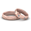 Load image into Gallery viewer, infinity-engraved-his-and-her-blue-topaz-matching-bands-in-rose-gold-FD9352BGICBLTO-NL-RG.jpg