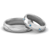 Load image into Gallery viewer, infinity-engraved-his-and-her-blue-topaz-matching-bands-in-white-gold-FD9352BGICBLTO-NL-WG.jpg