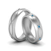 Load image into Gallery viewer, infinity-engraved-his-and-her-blue-topaz-matching-bands-in-white-gold-FD9352BGICBLTO-NL-WG.jpg