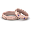 Load image into Gallery viewer, infinity-engraved-his-and-her-sapphire-matching-bands-in-rose-gold-FD9352BGSABL-NL-RG.jpg