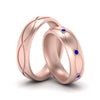 Load image into Gallery viewer, infinity-engraved-his-and-her-sapphire-matching-bands-in-rose-gold-FD9352BGSABL-NL-RG.jpg