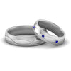 Load image into Gallery viewer, infinity-engraved-his-and-her-sapphire-matching-bands-in-white-gold-FD9352BGSABL-NL-WG.jpg