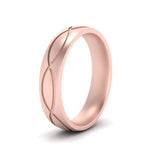 Load image into Gallery viewer, Infinity Grooved Mens Gold Ring
